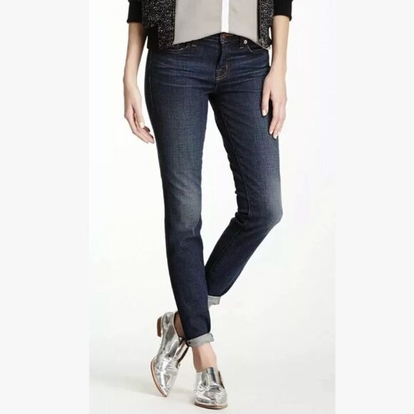 J Brand Skinny Leg Dark Wash Jeans Size 26 - Picture 1 of 8